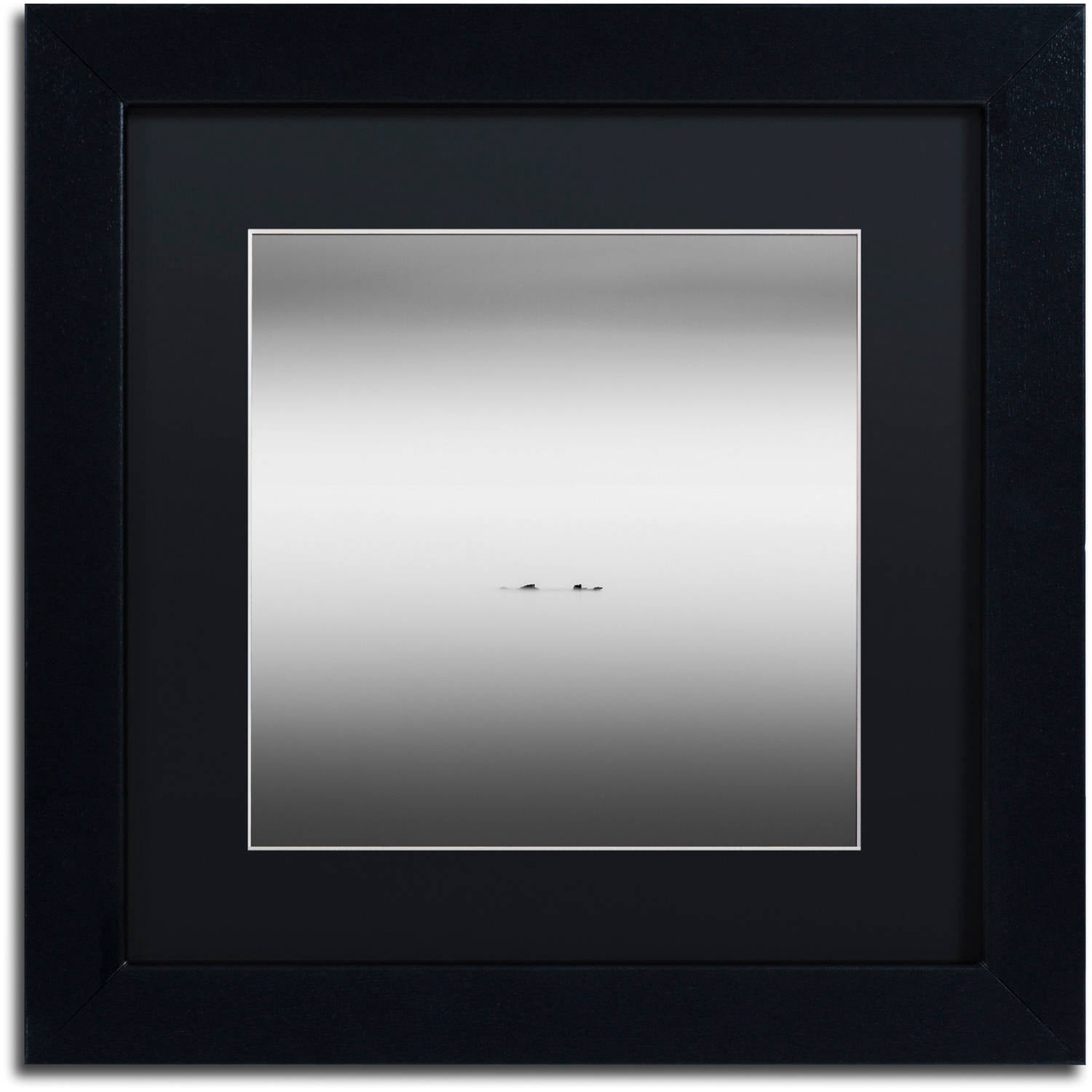 Trademark Fine Art "Loch Ness" Canvas Art by Dave MacVicar, Black Matte, Black Frame