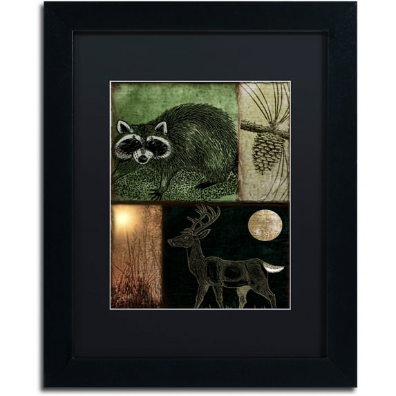 Trademark Fine Art "Locked and Loaded II" Canvas Art by Color Bakery Black Matte, Black Frame