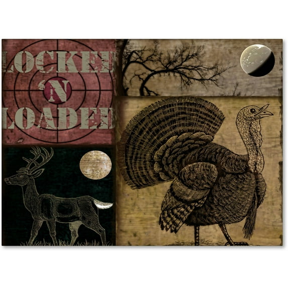 Trademark Fine Art "Locked and Loaded IV" Canvas Art by Color Bakery