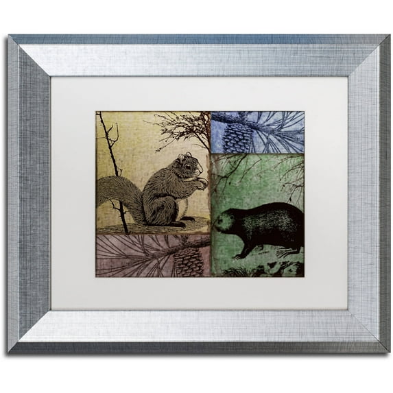 Trademark Fine Art "Locked and Loaded V" Canvas Art by Color Bakery White Matte, Silver Frame