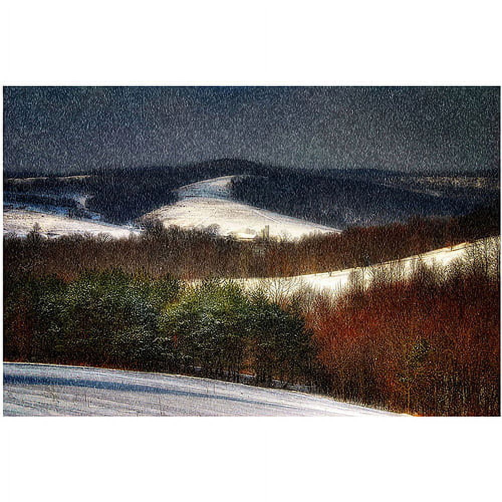 Trademark Fine Art Lois Bryan 'Mountain Show Storm' Canvas Art 22x32 Inches