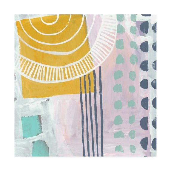Trademark Fine Art 'Lollipop Abstract I' Canvas Art by Chariklia Zarris