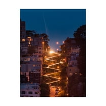 Trademark Fine Art 'Lombard Street' Canvas Art by Bruce Gett