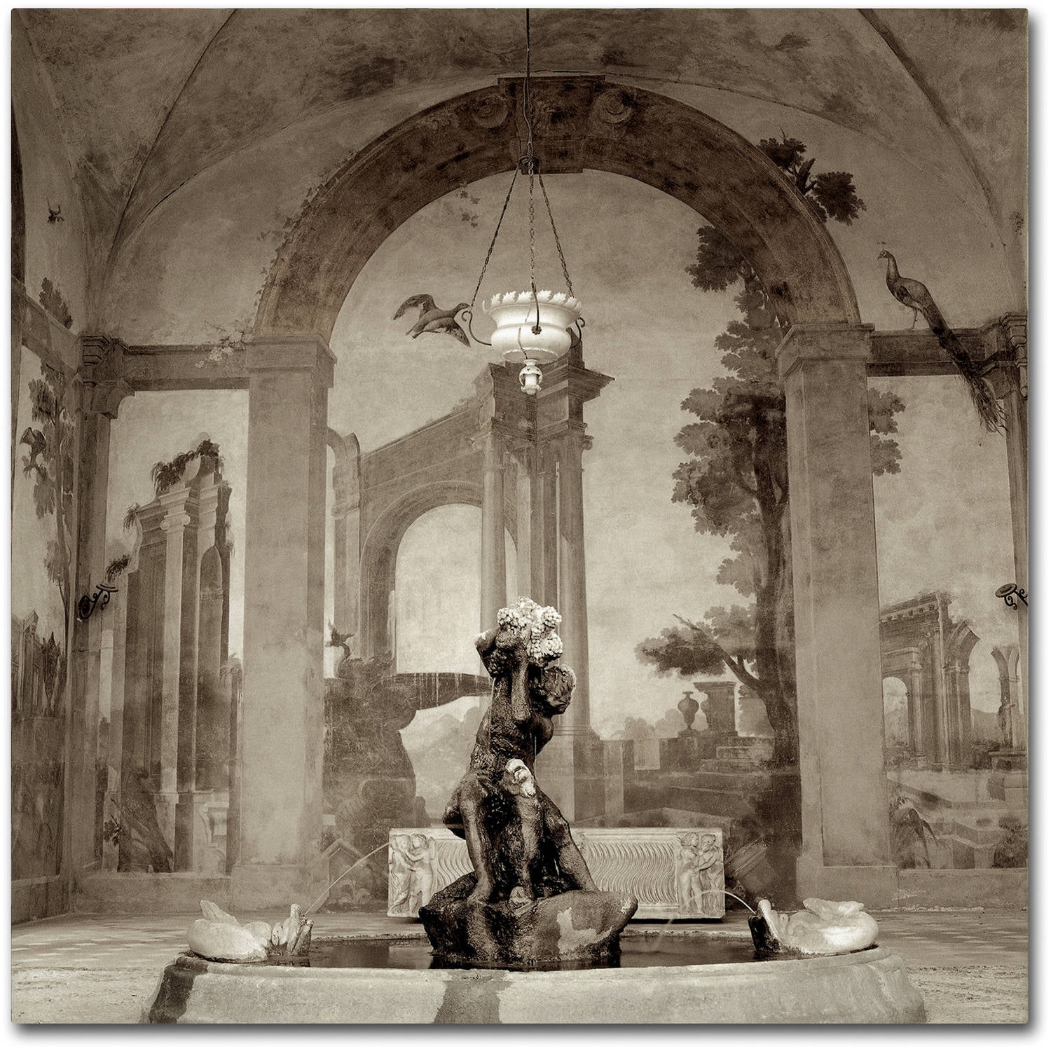 Trademark Fine Art "Lombardy Giardini I" Canvas Art by Alan Blaustein