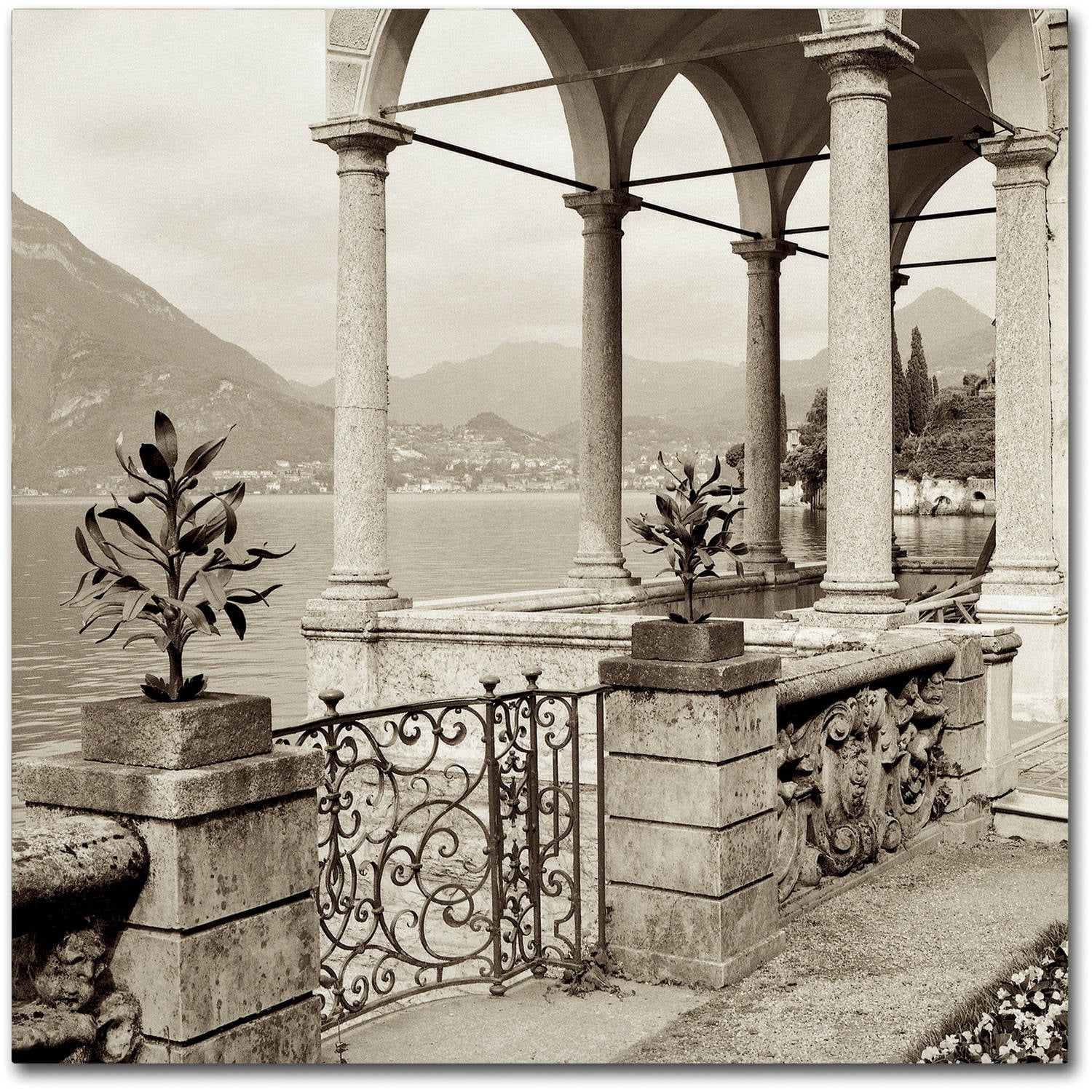 Alan Blaustein 'Lombardy VII' Canvas Art