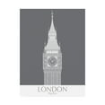 thumbnail image 1 of Trademark Fine Art 'London Big Ben Monochrome' Canvas Art by Fab Funky, 1 of 3