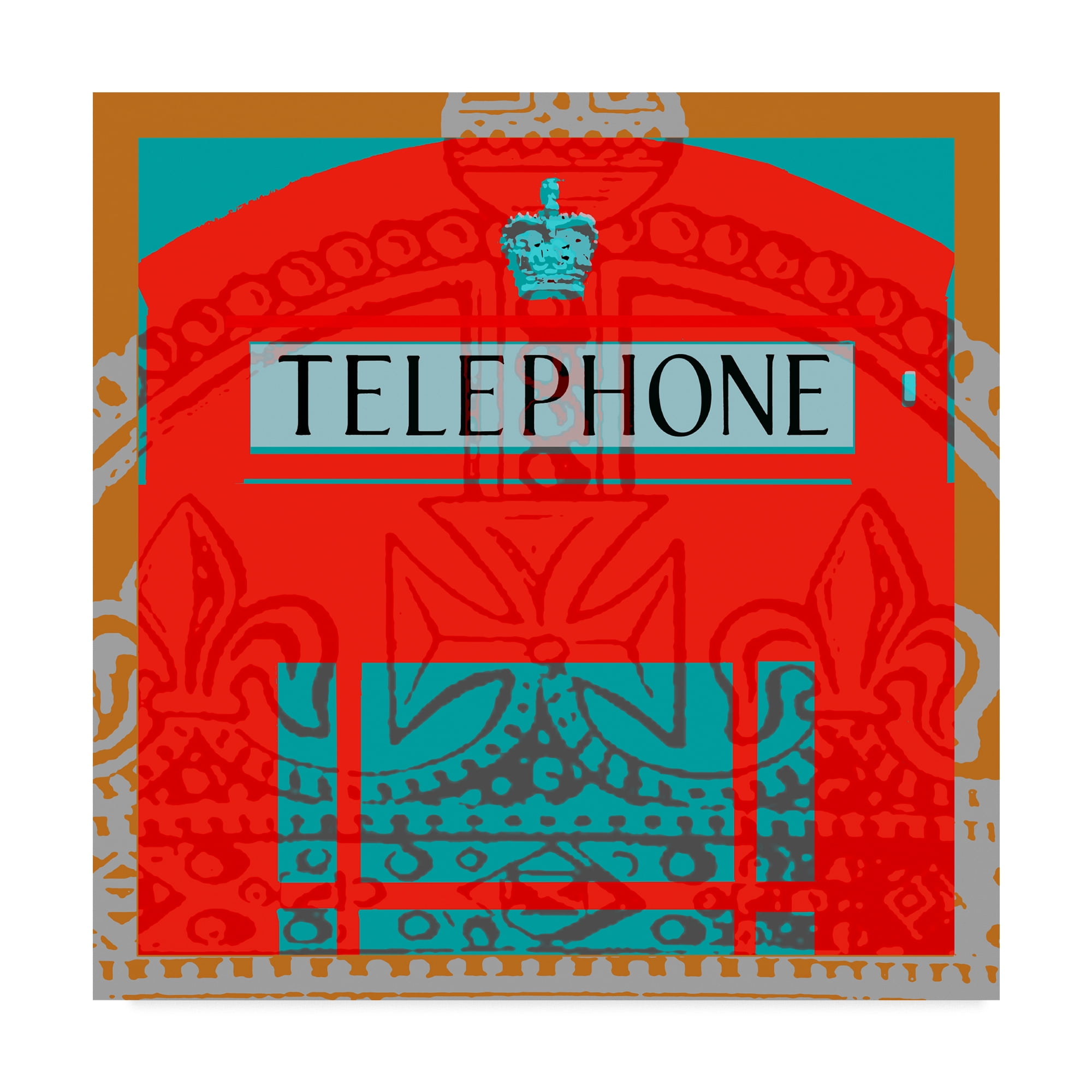 Trademark Fine Art 'London Calling II' Canvas Art by Louise Montillio
