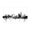thumbnail image 1 of Trademark Fine Art Michael Tompsett London England Skyline B&W Canvas Wall Art - 16x24, 1 of 5