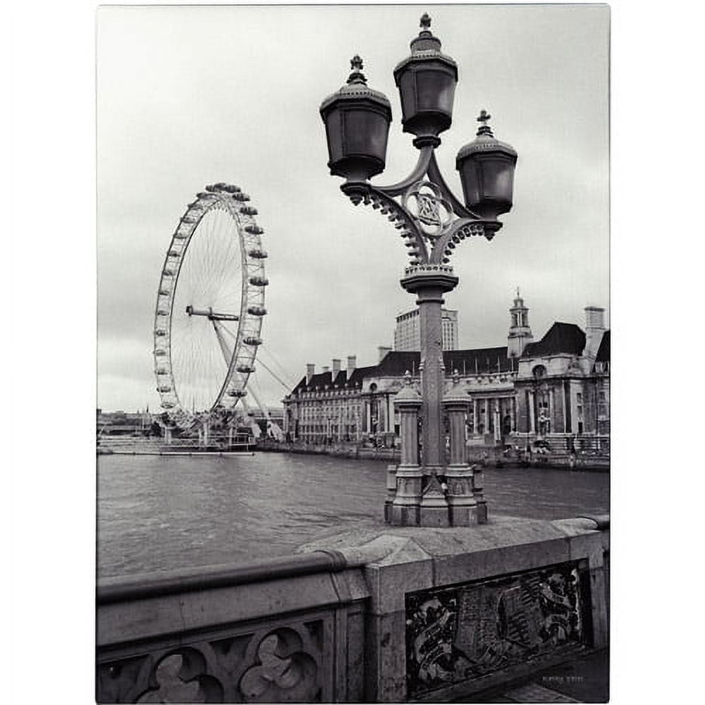 Trademark Fine Art 'London Eye' Canvas Art by Kathy Yates