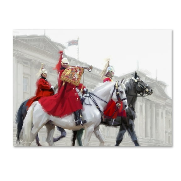 Trademark Fine Art 'London Horse Guard' Canvas Art by The Macneil Studio