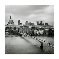 Trademark Fine Art 'London Millennium Bridge' Canvas Art by Nina Papiorek