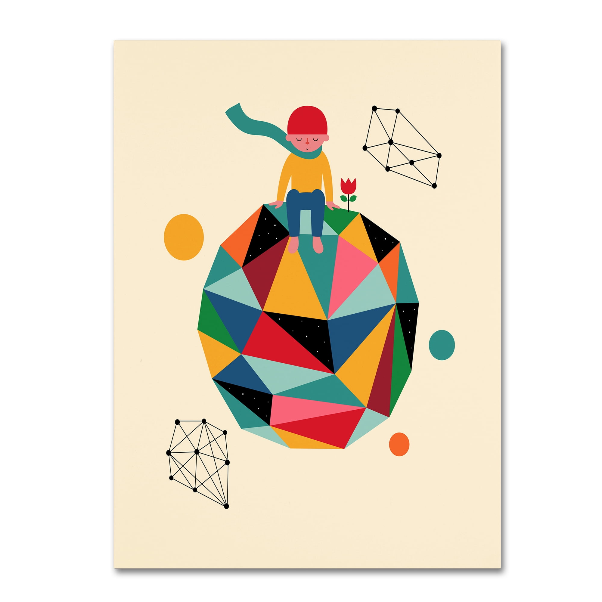 Trademark Fine Art 'Lonely Planet' Canvas Art by Andy Westface