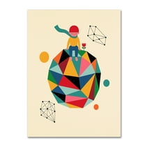 Trademark Fine Art 'Lonely Planet' Canvas Art by Andy Westface