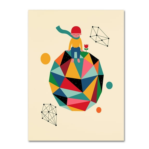 Trademark Fine Art 'Lonely Planet' Canvas Art by Andy Westface