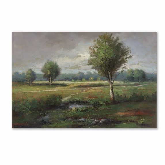 Trademark Fine Art "Lonely Tree" Canvas Art by Daniel Moises