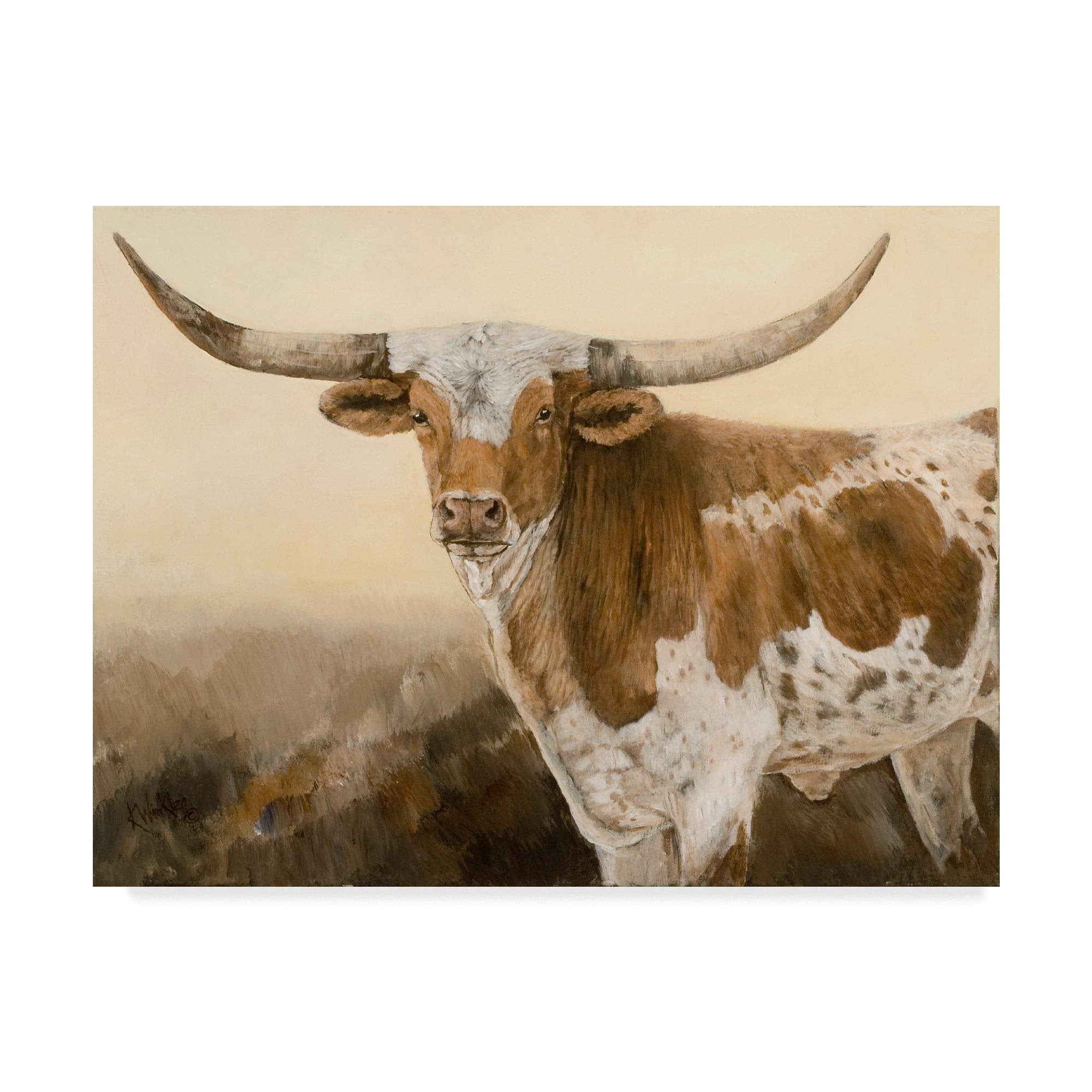 Trademark Fine Art 'Long Ago and Far Away' Canvas Art by Kathy Winkler