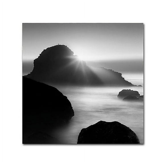 Trademark Fine Art "Long Sunset at Indian Beach" Canvas Art by Moises Levy