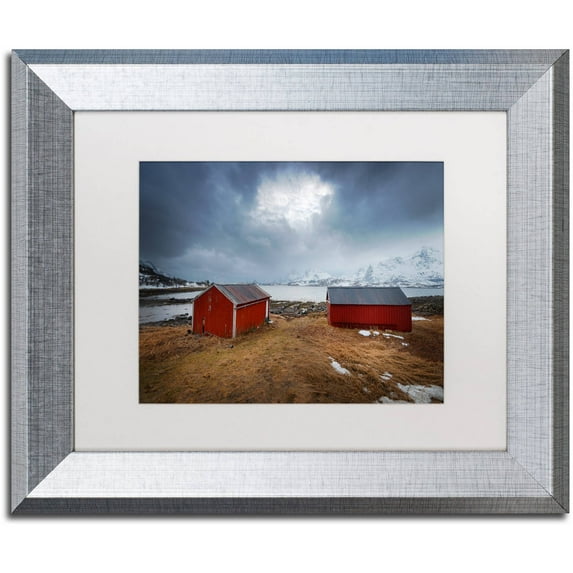 Trademark Fine Art "Longer Days" Canvas Art by Philippe Sainte-Laudy, White Matte, Silver Frame