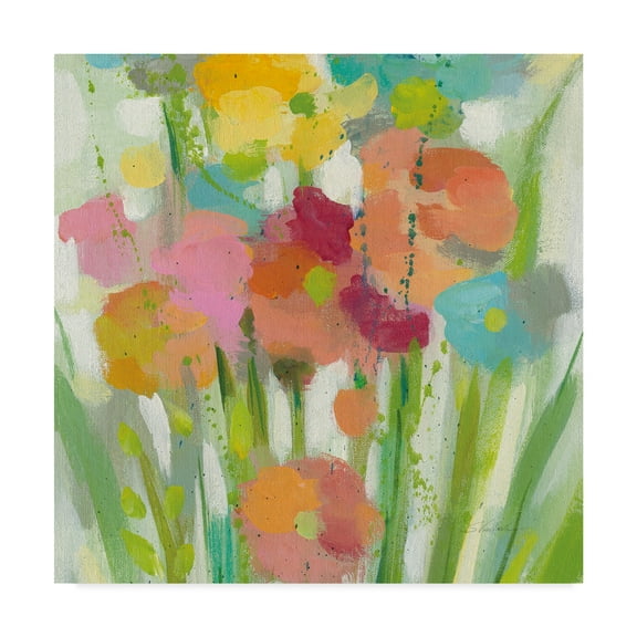 Trademark Fine Art 'Longstem Bouquet II Square II' Canvas Art by Silvia Vassileva