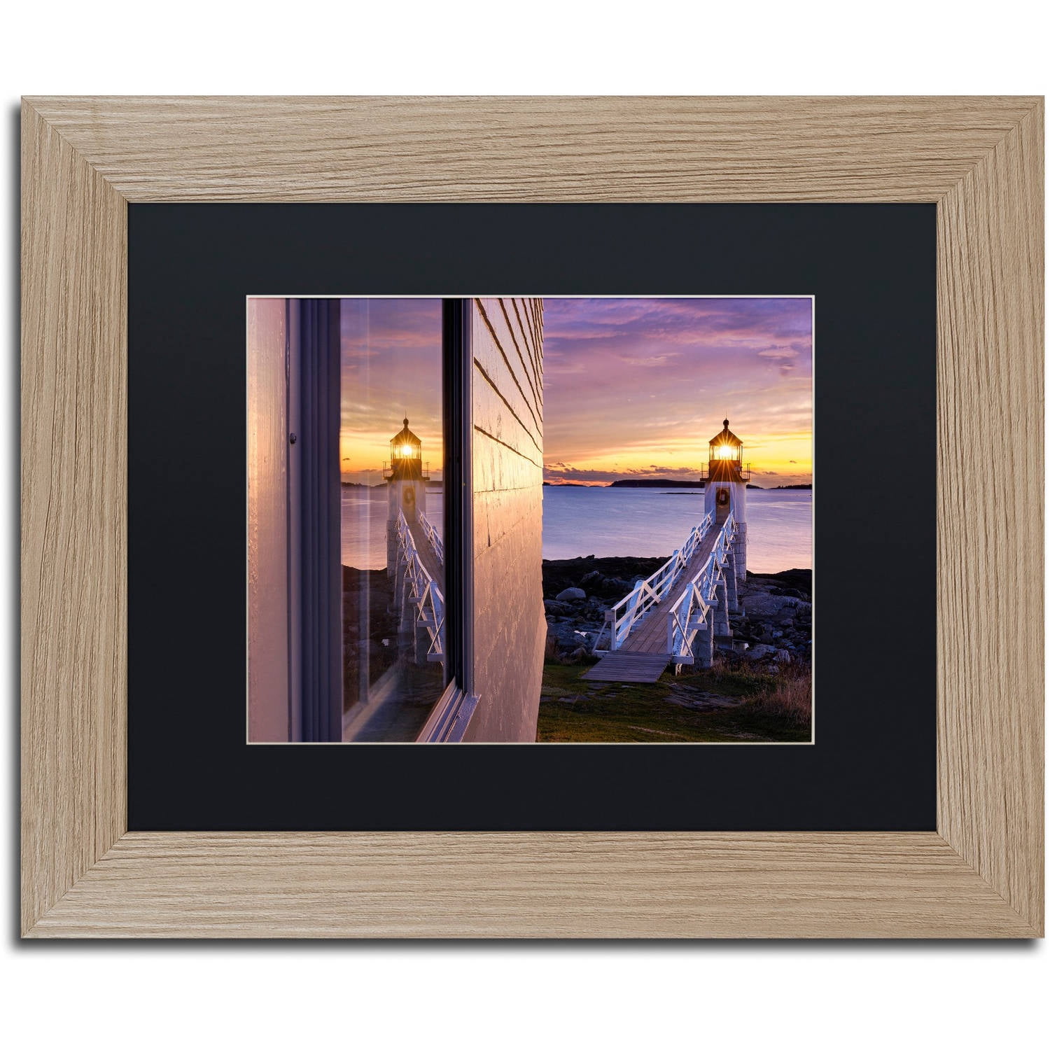 Trademark Fine Art "Looking Glass" Canvas Art by Michael Blanchette Photography Black Matte, Birch Frame