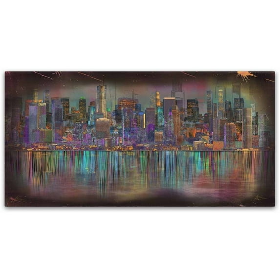 Trademark Fine Art 'Los Angeles' Canvas Art by Ellicia Amando
