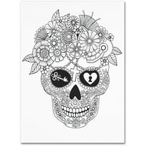 Trademark Fine Art "Lost Love Sugar Skull" Canvas Art by Hello Angel
