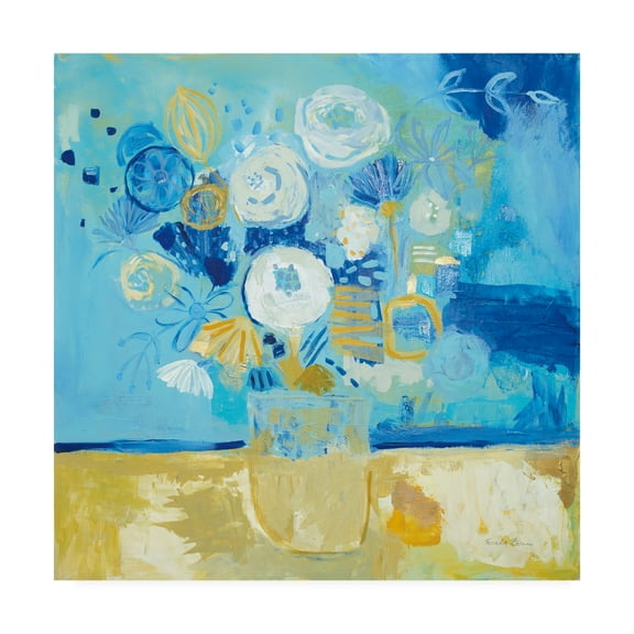 Trademark Fine Art 'Lots of Flowers' Canvas Art by Farida Zaman