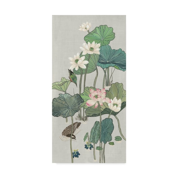 Trademark Fine Art 'Lotus Pond II' Canvas Art by Melissa Wang