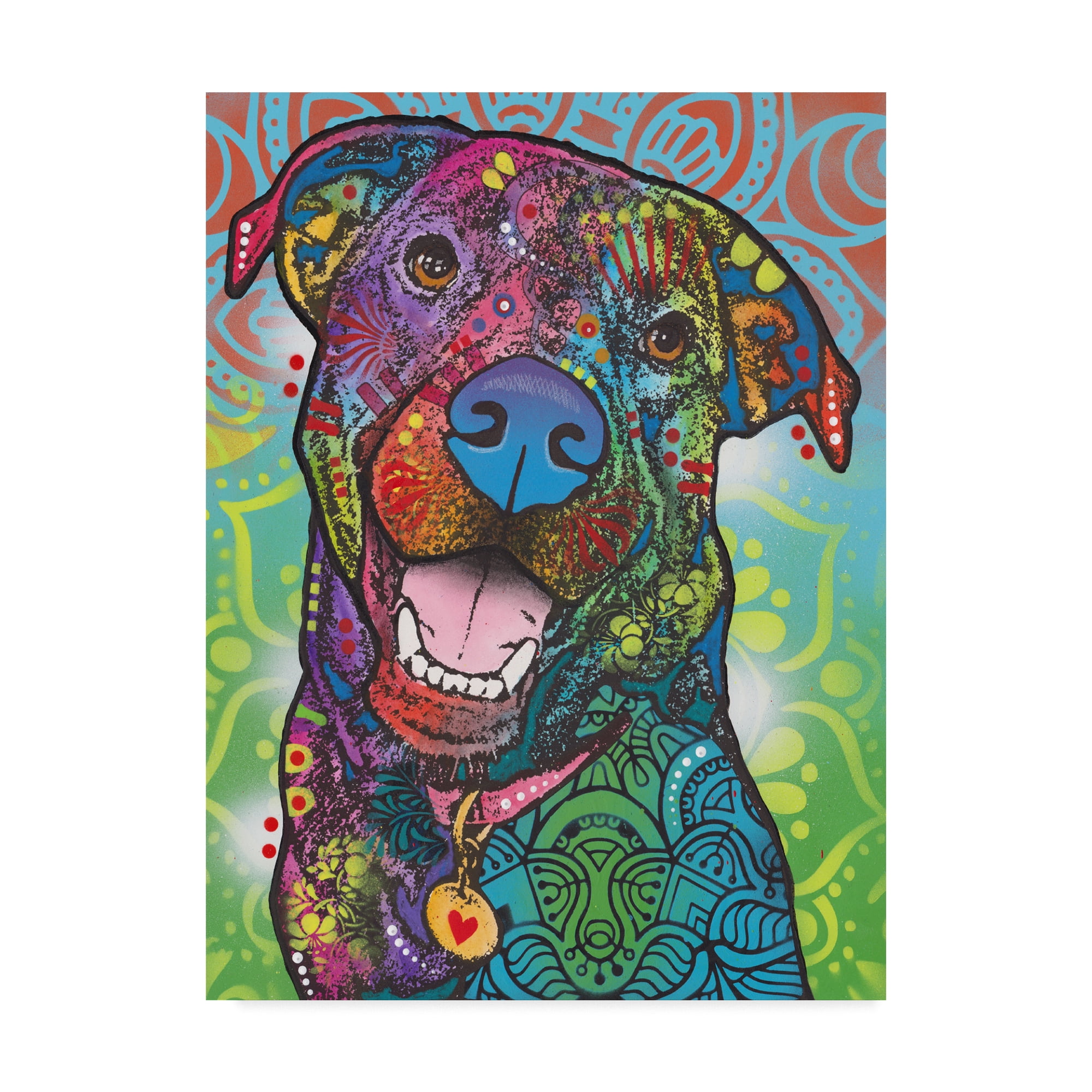 Trademark Fine Art 'Louie' Canvas Art by Dean Russo