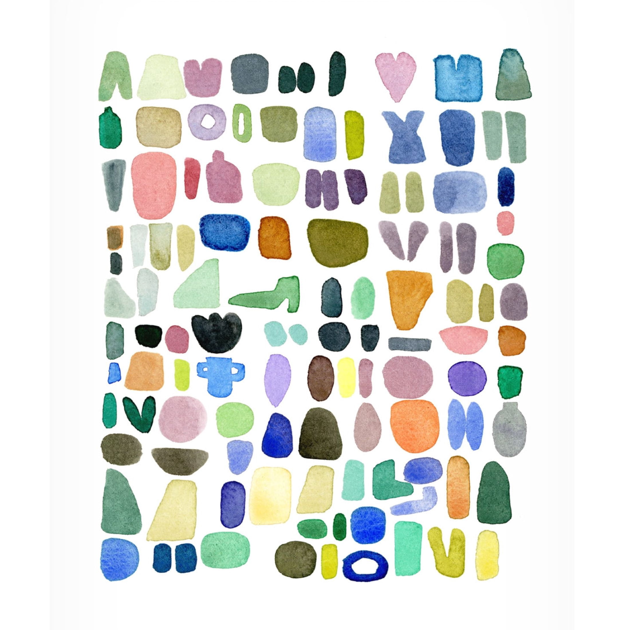 Trademark Fine Art Louise van Terheijden Beach Combing 1 Canvas Wall Art