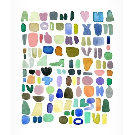 Trademark Fine Art Louise van Terheijden Beach Combing 1 Canvas Wall Art