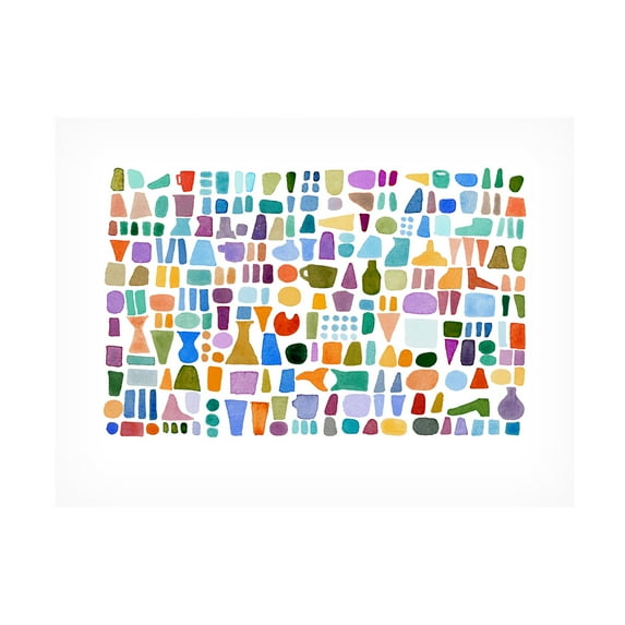 Trademark Fine Art Louise van Terheijden Beach Combing Canvas Wall Art