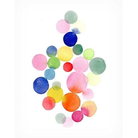 Trademark Fine Art Louise van Terheijden Bubbles Canvas Wall Art