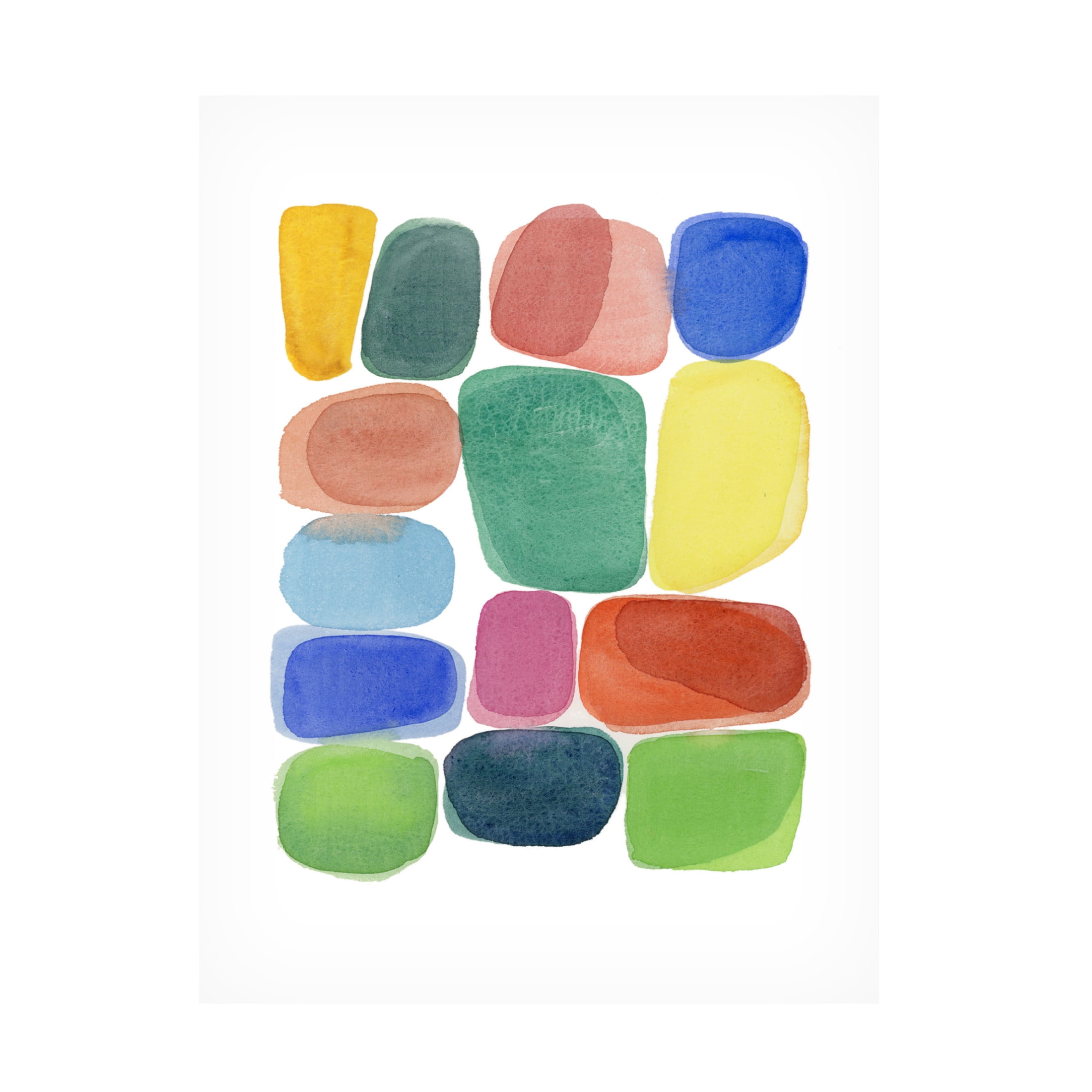 Trademark Fine Art Louise van Terheijden Color Blocks 3 Canvas Wall Art