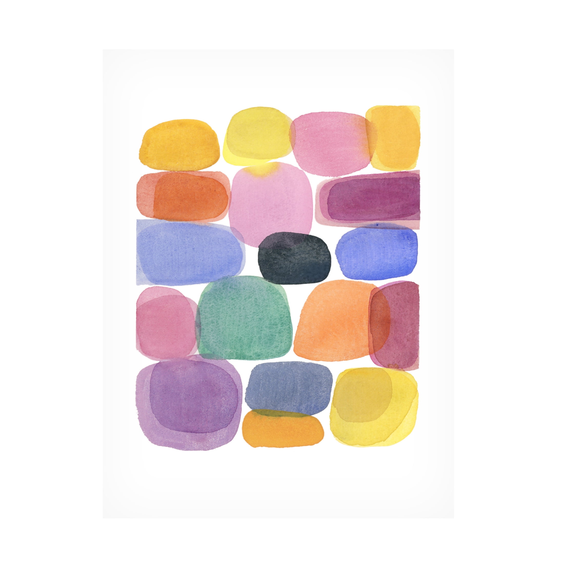Trademark Fine Art Louise van Terheijden Color Blocks 4 Canvas Wall Art