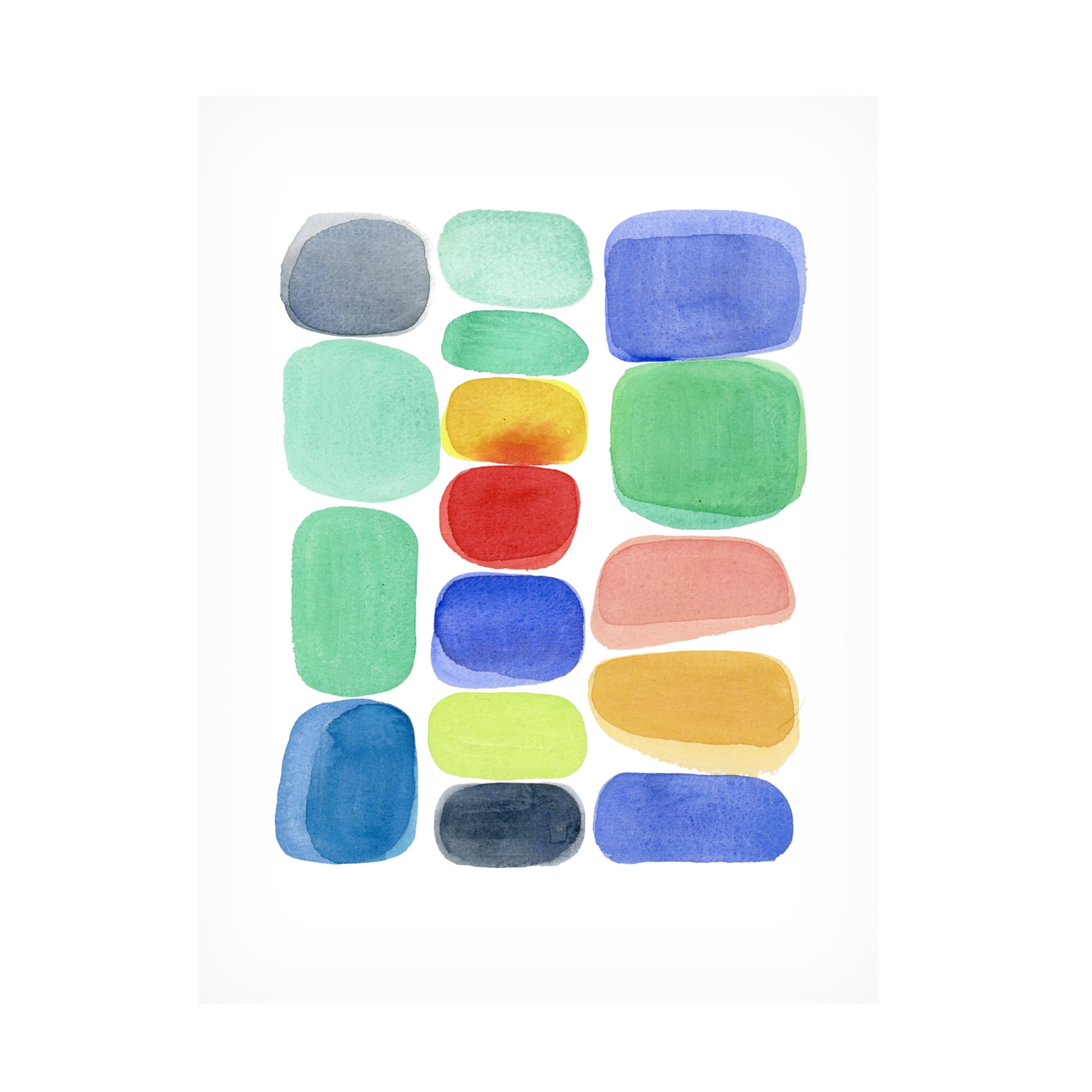 Trademark Fine Art Louise van Terheijden Color Blocks I Canvas Wall Art