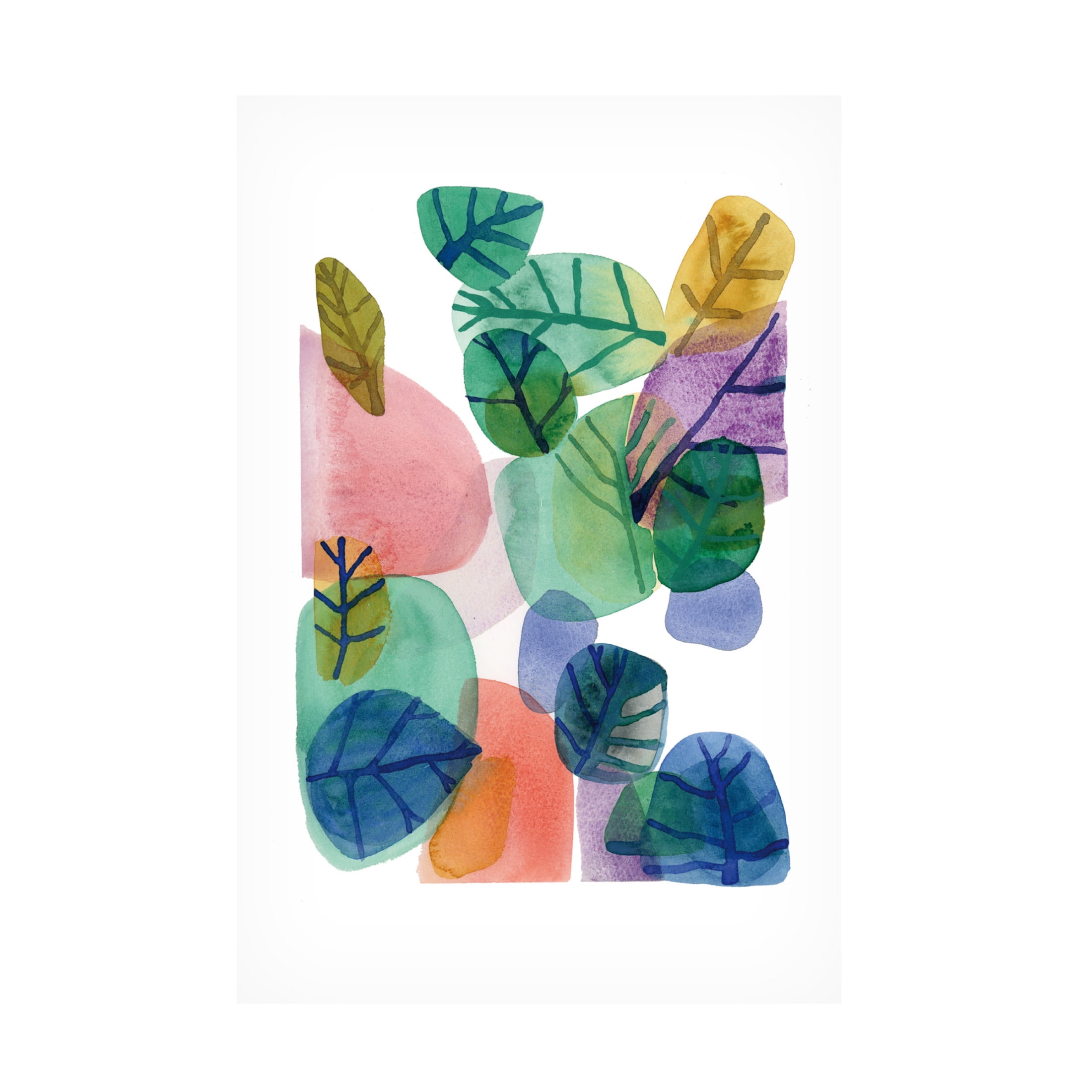 Trademark Fine Art Louise van Terheijden Leaves Canvas Wall Art