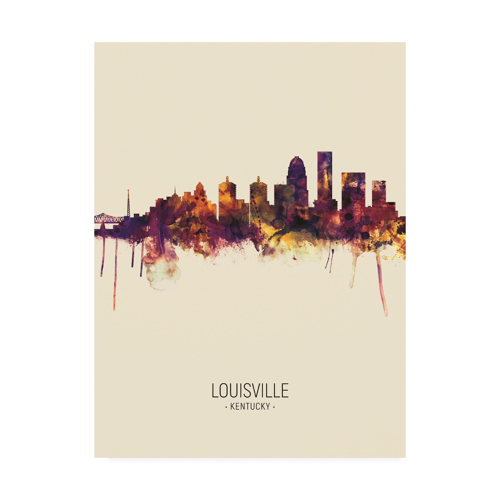 Louisville Kentucky Skyline Art Print