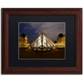 thumbnail image 1 of Trademark Fine Art "Louvre Pyramid" Canvas Art by Michael Blanchette Photography Black Matte, Wood Frame, 1 of 1