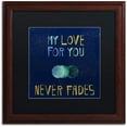 thumbnail image 1 of Trademark Fine Art "Love" Canvas Art by Lisa Powell Braun, Black Matte, Wood Frame, 1 of 4
