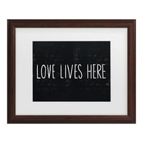 Trademark Fine Art 'Love Lives Here' Canvas Art by Michael Mullan