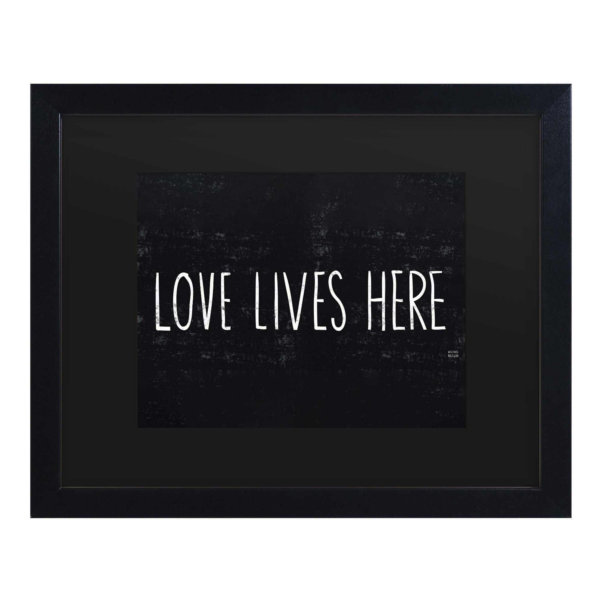 Trademark Fine Art 'Love Lives Here' Canvas Art by Michael Mullan