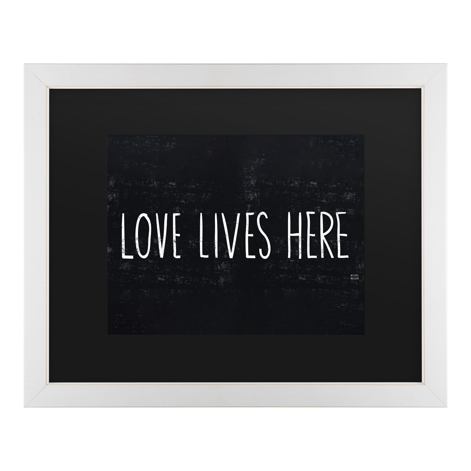 Trademark Fine Art 'Love Lives Here' Canvas Art by Michael Mullan