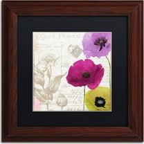 Trademark Fine Art "Love Notes I" Canvas Art by Color Bakery, Black Matte, Wood Frame