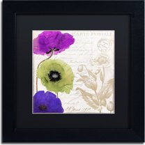 Trademark Fine Art "Love Notes II" Canvas Art by Color Bakery, Black Matte, Black Frame