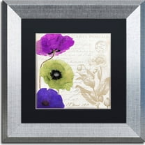 Trademark Fine Art "Love Notes II" Canvas Art by Color Bakery, Black Matte, Silver Frame