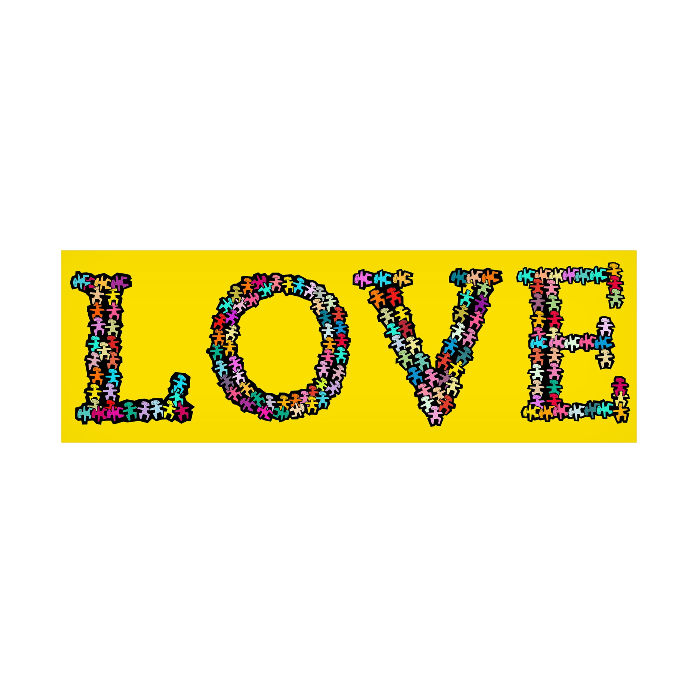 Trademark Fine Art 'Love YBG' Canvas Art by Miguel Balbas