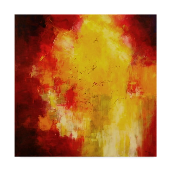 Trademark Fine Art 'Love Yourself Abstract' Canvas Art by Aleta Pippin
