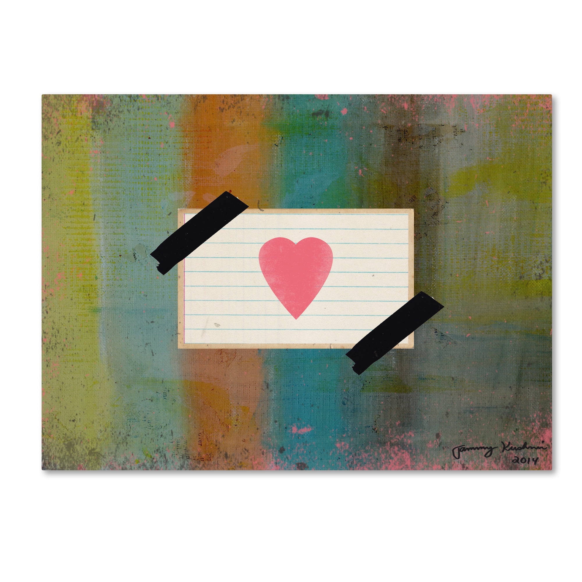 Trademark Fine Art 'Love Yourself' Canvas Art by Tammy Kushnir