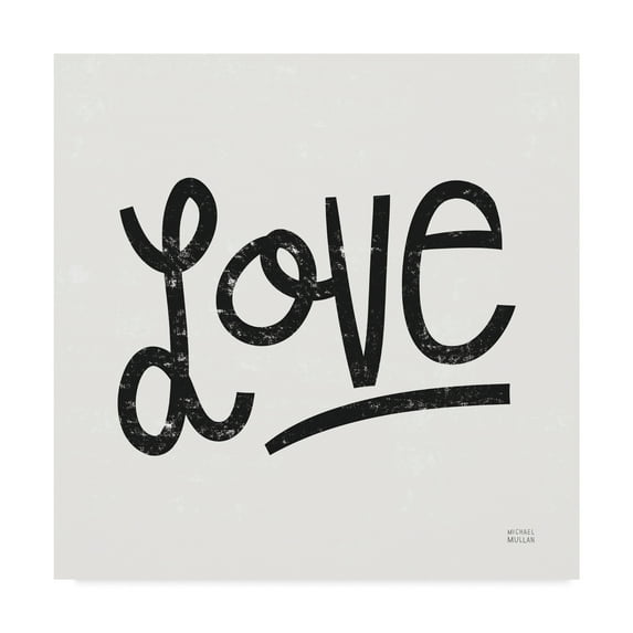 Trademark Fine Art 'Love is Grand Square I' Canvas Art by Michael Mullan